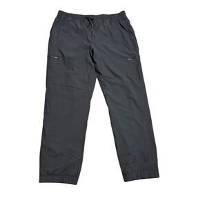 Eddie Bauer Women's Size 16 Black Fleece Lined Warm Outdoor Cargo Jogger Pants‎